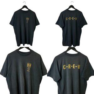 Distressed Music City Tonight Crook & Chase Crew Graphic Tee Vintage 90s Unisex